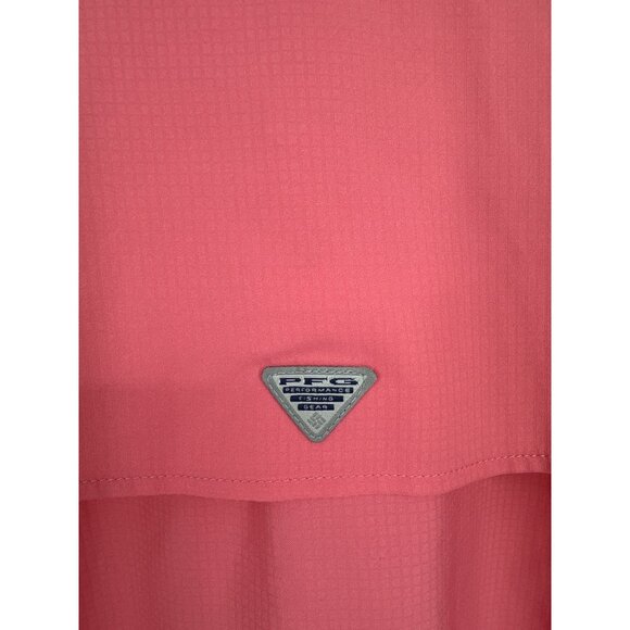 Columbia PFG Womens Roll Tab Long-Sleeve Snap Front Vented Fishing Shirt Sz XL - Picture 7 of 14